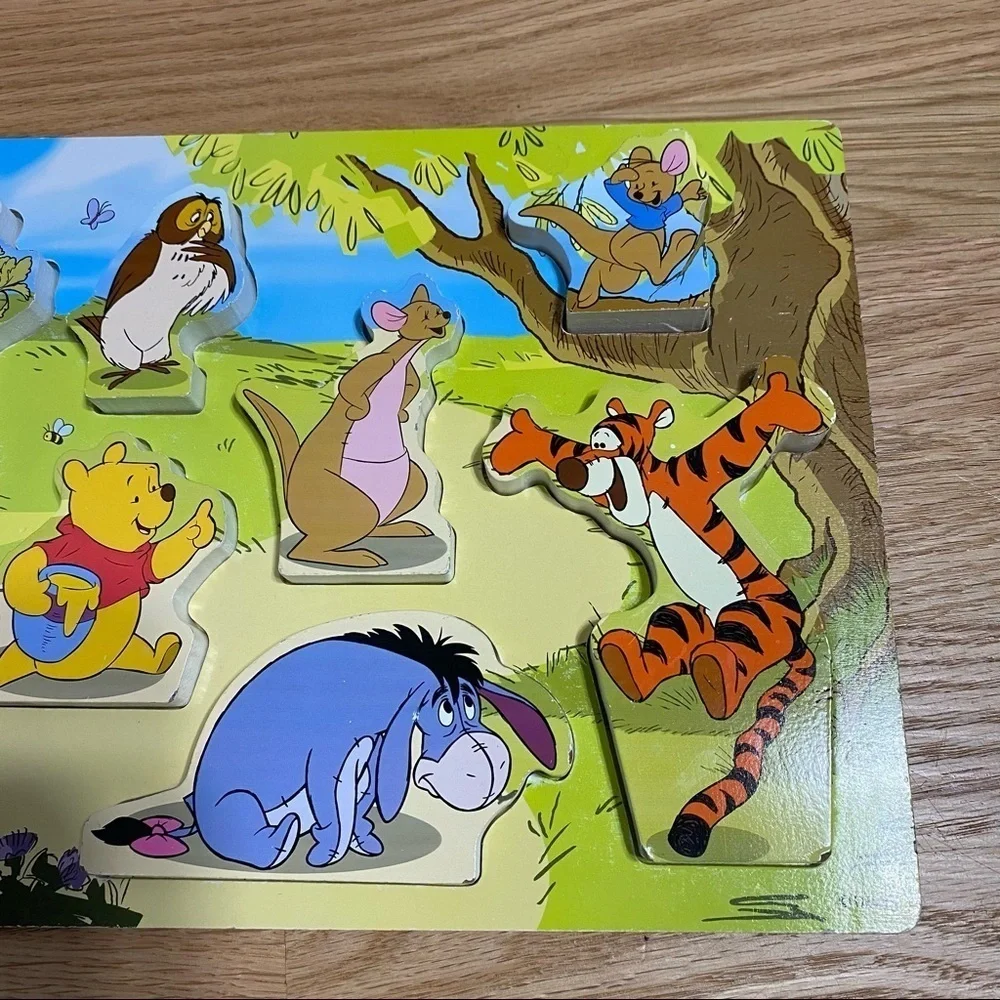 Melissa & Doug Winnie the Pooh Puzzle Block Wooden Kids Toy